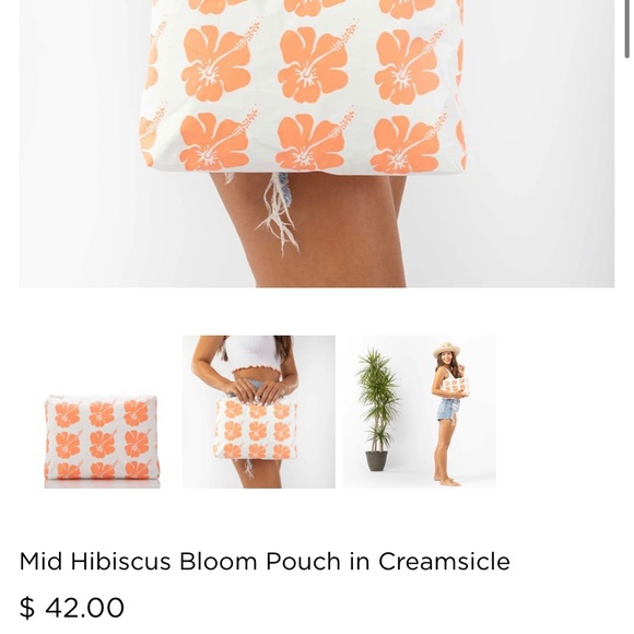 ALOHA Collection Mid Hibiscus Bloom Pouch - Picture 7 of 8
